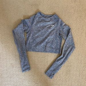 •ON HOLD•Grey GymShark Long Sleeve Workout Shirt! NEVER WORN NO TAGS